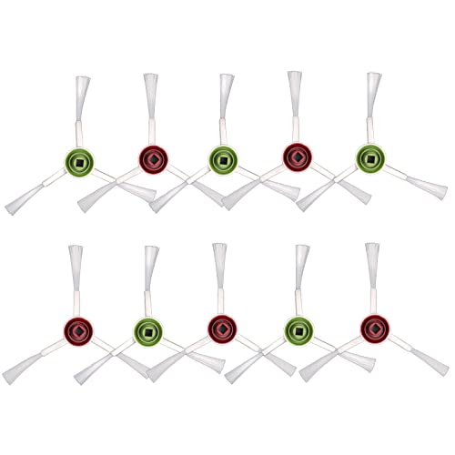 10 Pieces) T20 Omni Side Brush Replacement Parts Compatible with ECOVACS DEEBOT T20 Omni / T20e Omni/ X1 Omni/ X1 Omni(White)/ T10/ T10 Plus/ T10 Turbo/ T10 Omni Side Brushes 5 Pairs