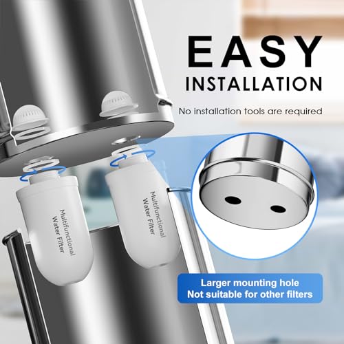 2 Pack K8001 Multifunctional Water Filter Elements (2 Count)