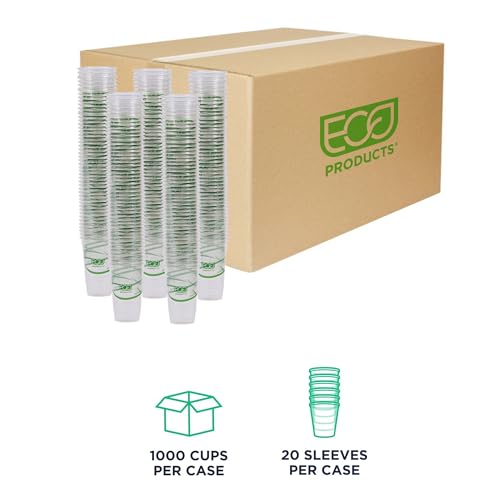 GreenStripe Clear Disposable Cold Cups (1000 Count)
