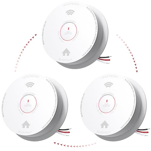 Siterlink Hardwired Smoke Detector and Carbon Monoxide Detector 3 Pack
