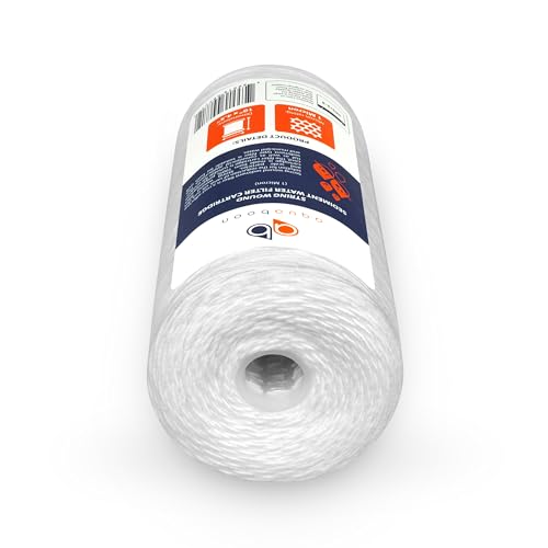1 Micron String Wound Water Filter 10x4.5 Replacement (4 Count)