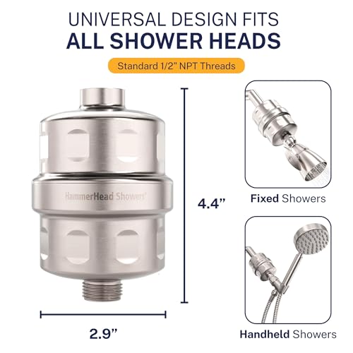 Solid Metal Shower Head Filter