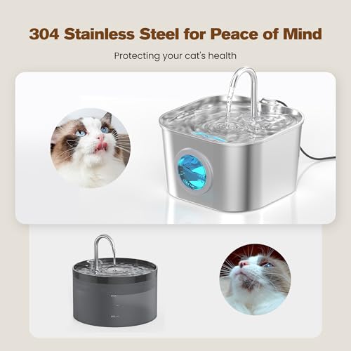 Stainless Steel Cat Water Fountain