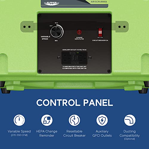 HEPA Air Scrubber with 3 Stage Filtration