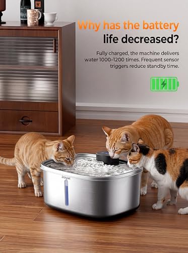 10L Wireless Dog Water Fountain for Large Dogs
