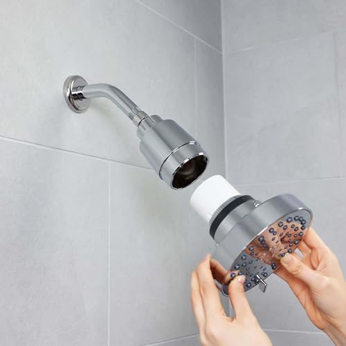 SEVENTY 4 Setting Filtered Shower Head with Shower Filter in Chrome