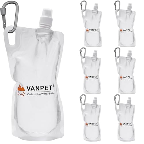 1L Hiking Collapsible Water Bottles
