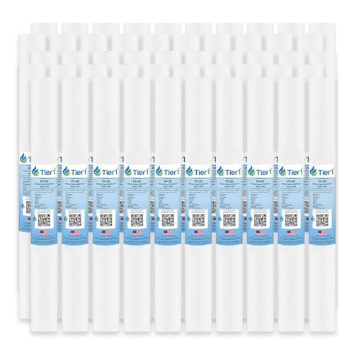 5 Micron 2.5" × 20" Sediment Water Filter (50 Count)