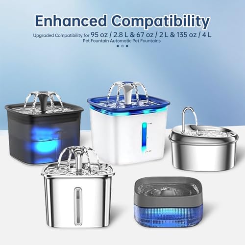 32 Pcs Cat Water Fountain Replacement Filters (32 Count)