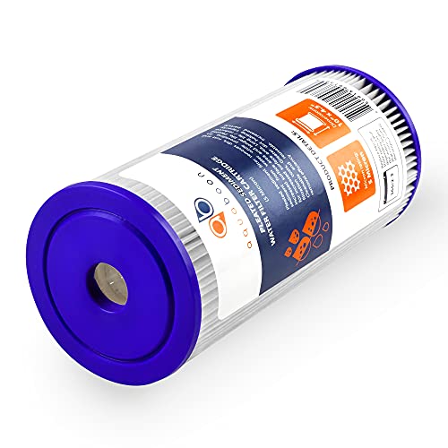 5 Micron Pleated Sediment Water Filter 10 x 4.5 Cartridge (20 Count)