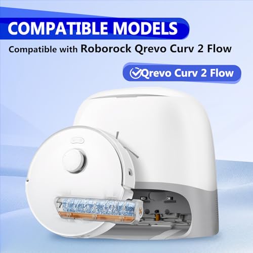 27 Pcs Qrevo Curv 2 Replacement Accessories Compatible with Roborock