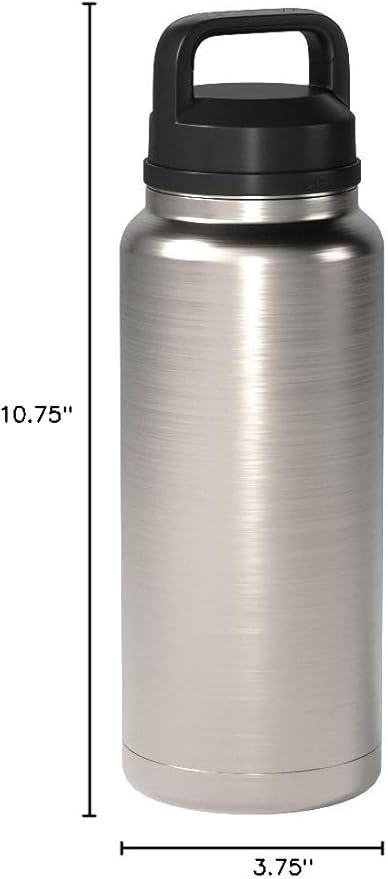 YETI Rambler 36 oz Bottle, Vacuum Insulated, Leakproof, Stainless Steel with Chug Cap