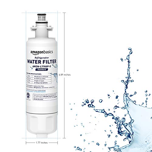 Replacement LG LT700P Refrigerator Water Filter Cartridge (3 Count)