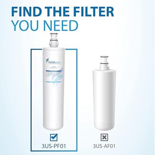 3US-PF01 3US-MAX-F01 Under Sink Water Filter, 2 Pack