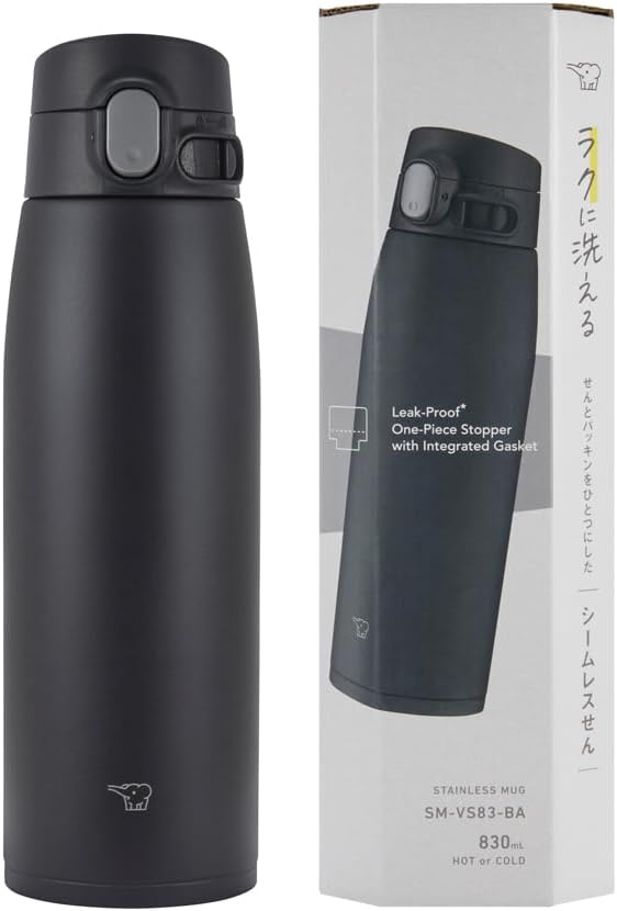 Zojirushi SM-VS83BA Vacuum Bottle 28 ounce Black