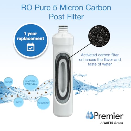RO Pure 4 Pack Filter Kit with Membrane Push Button (4 Count)
