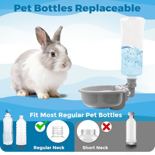Anti Splash Pet Water Bowl for Crates