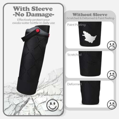 Silicone Boot for Owala 30oz & 40oz FreeSip Sway Bottles & Tumblers