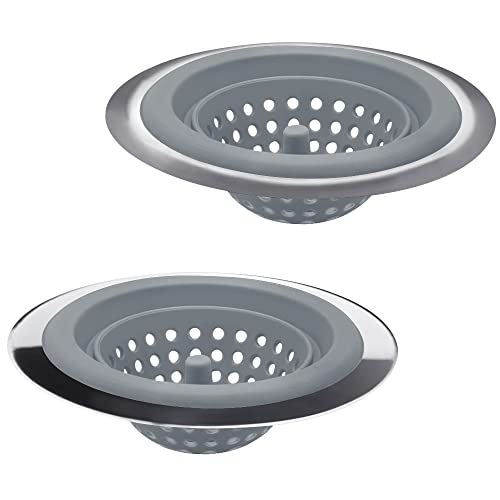 Kitchen Set of 2 Sink Strainers