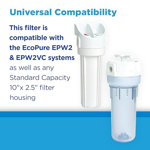 EPW2P Pleated Universal Whole Home Water Filter 2 (2 Count)