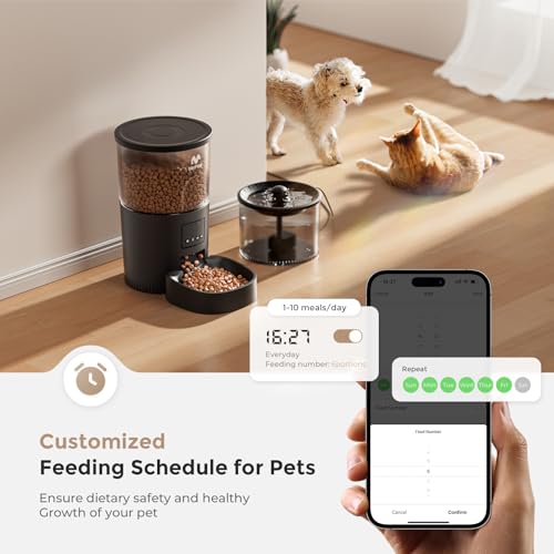 Automatic Cat Feeder 5G WiFi and Water Dispenser