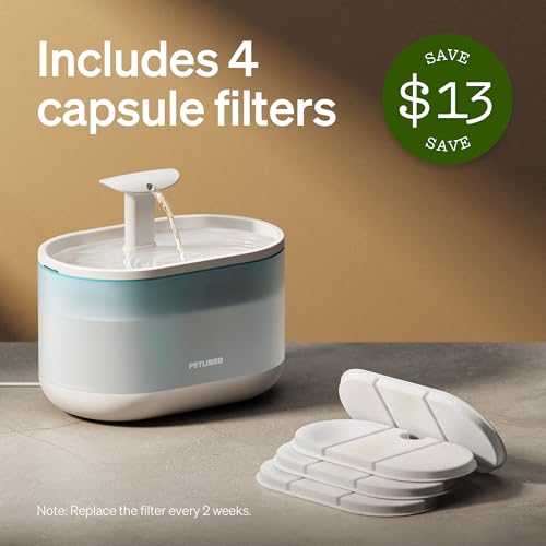 Cat Water Fountain Ultra Quiet with Two Flow Modes