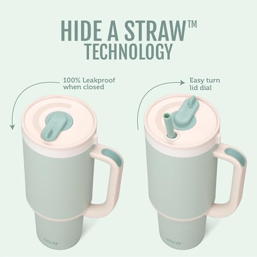 Oasis 40oz Insulated Stainless Steel Tumbler with Straw