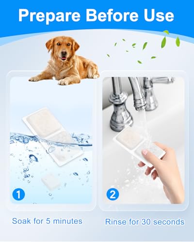 24 Dog Water Fountain Filters Compatible with ECOCONUT 3.4Gal (24 Count)