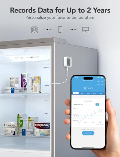 WiFi Refrigerator Thermometer 2 (2 Count)