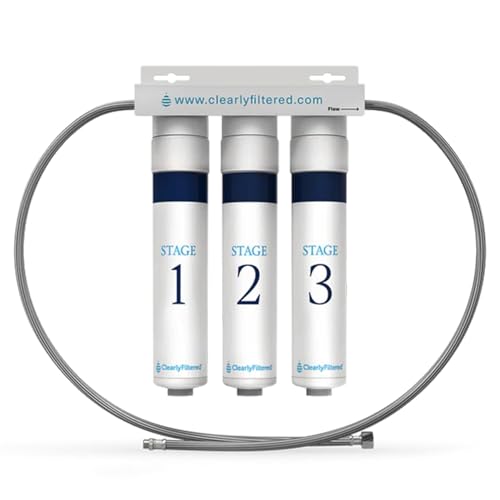 3 Stage Under Sink Water Filter System for Home