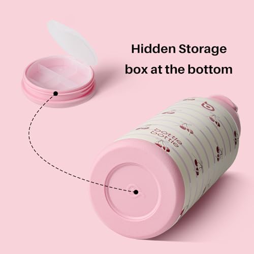 32oz Insulated Water Bottle with Pill Box