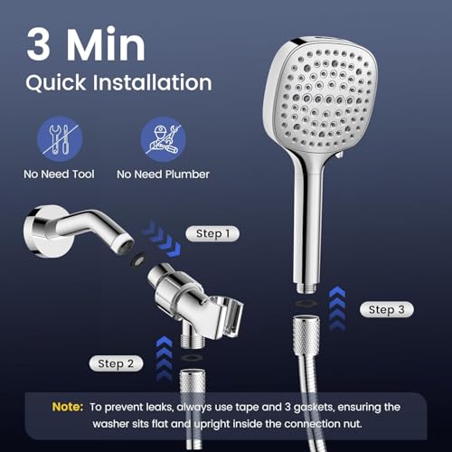 Filtered Shower Head with Handheld
