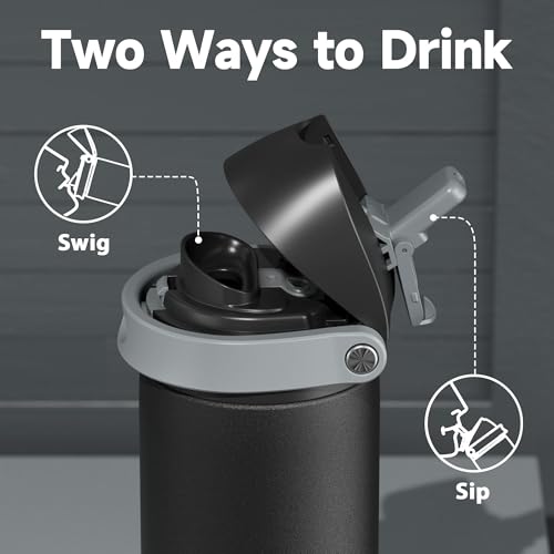 24 oz Insulated Water Bottle for Sports