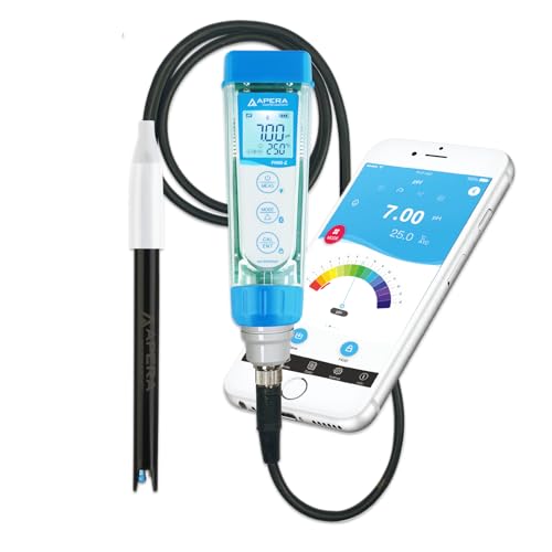 PH60Z WW Smart Handheld pH Meter Tester Kit with LabSen 335 ATC pH Electrode for Lab