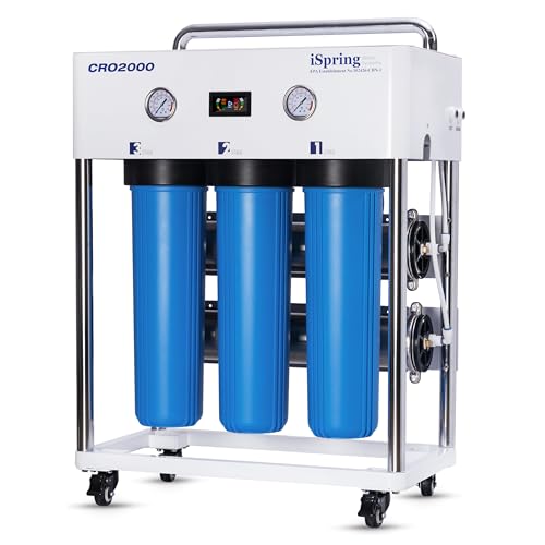CRO2000 4 Stage Tankless Commercial Reverse Osmosis Drinking Water Filtration System w
