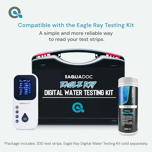 AquaDoc 7-in-1 Pool, Spa & Hot Tub Test Strips - 200 pH Strips (200 Count)