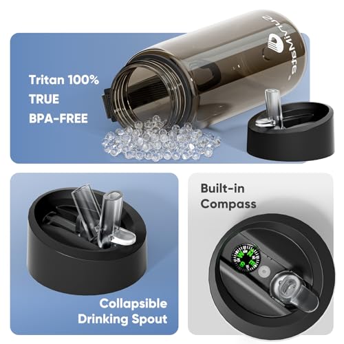 Purified Water Bottle for Camping (2 Count)