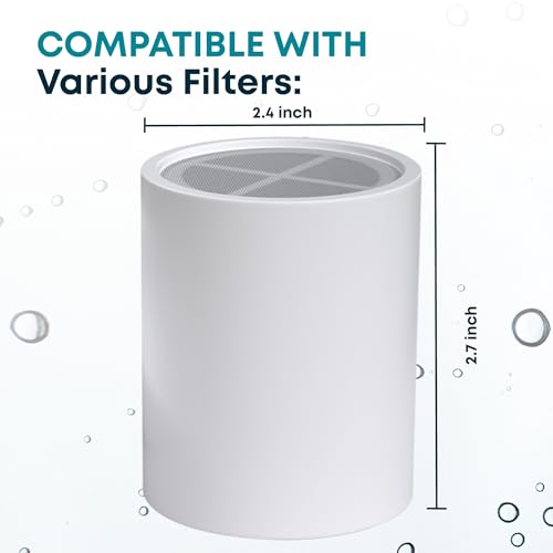 20 Stage Premium Shower Filter Replacement Cartridge with Spin Propeller 4 (4 Count)