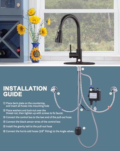Touchless Kitchen Faucet Stainless Steel