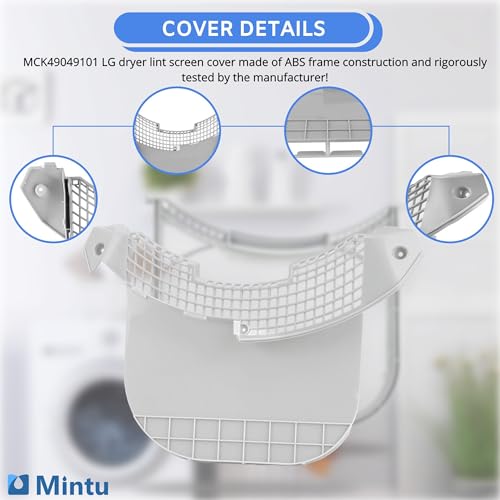 Dryer Lint Filter Screen Trap Replaces For LG DLEX3370V DLEX3570V DLEX3370W DLEX3570W DLEX3885W DLEX3360R DLEX3371W DLEX3370R DLEX3360W DLEX3360V DLEX3250W