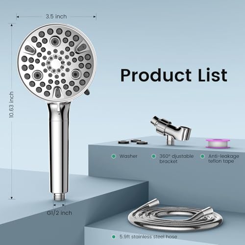Filtered Shower Head with Handheld