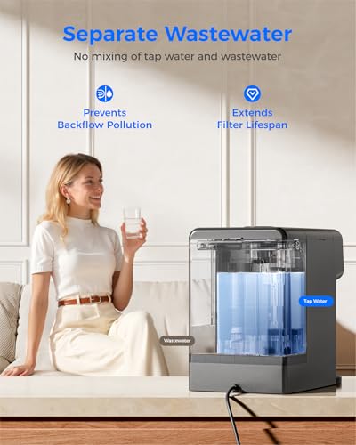 M6H Instant Hot Countertop RO Water Filter System