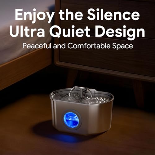 Cat Water Fountain Stainless Steel