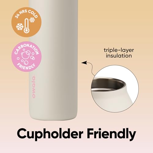 FreeSip Twist Stainless Steel Water Bottle 24 oz Daybreak