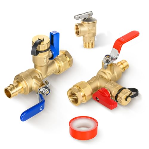 1 Set GUOFIS Tankless Water Heater Service Valve Kit