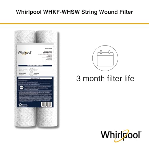 35 Micron 10" x 2.5" String Wound Whole House Water Filters (2 Count)