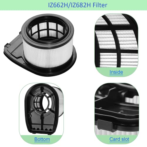 IZ662H IZ682H Filters for Shark Rocket Pet Pro IZ662H IZ682H Stick Vacuums