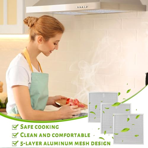 S99010467 99010467 Range hood filter Replacement 5 Layer Aluminum Mesh Hood Grease Filter Fit for Broan Range Hood Filter BXT1 &Nutone AR1 series