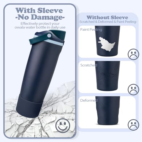 Silicone Boot for Owala 30oz & 40oz FreeSip Sway Bottles & Tumblers