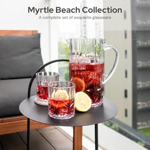 Shatterproof Tritan Plastic Water Pitcher with Lid